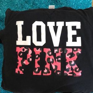 out of style pink crew neck